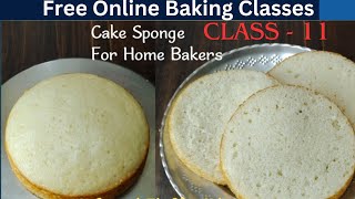 Class - 11  Eggless Cake Bakery Style For Selling Purpose in telugu  | Premix Sponge