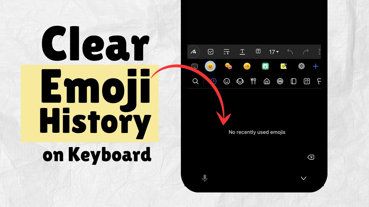 Как очистить историю эмодзи на клавиатуре Samsung Android (быстро и просто)