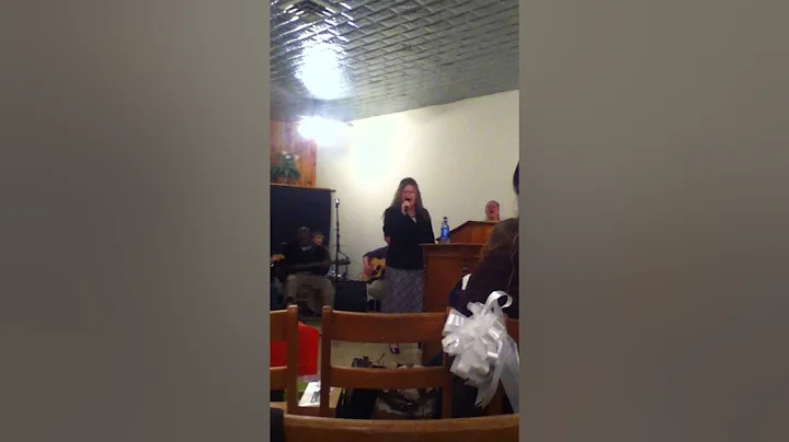 Bonnie Carr singing "Never Alone"