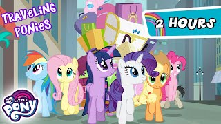 My Little Pony: Friendship is Magic | TRIPS 🧳 | BEST Traveling Episodes | 2 Hours