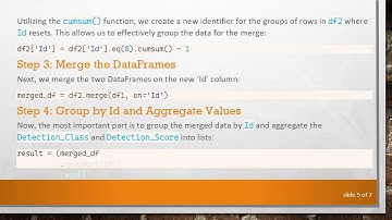 How to Merge Two CSV Files by Adding Column Values as Lists in Python with Pandas