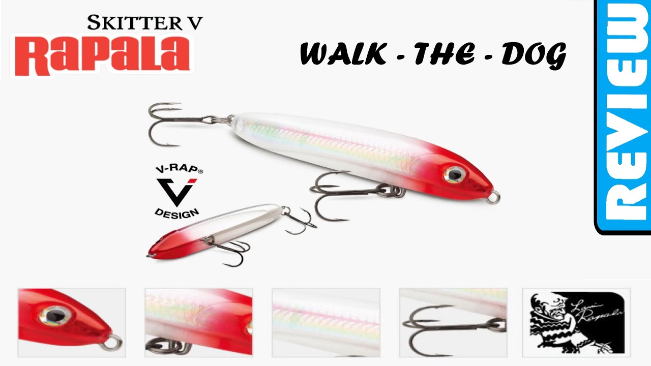 Rapala Skitter V, WALK THE DOG, ALL YOU NEED TO KNOW