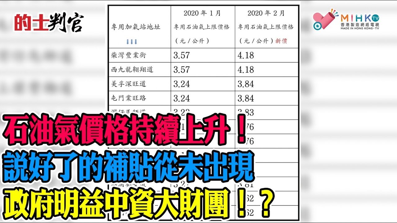的士判官_EP103b -  香港機場管理局難為的士司機提供優質服務！幾管局大細超，Uber強搶的士機場客佔盡壓到成優勢！石油氣價格持續上升，說好了的補貼從未出現！政府明益中資大財團
