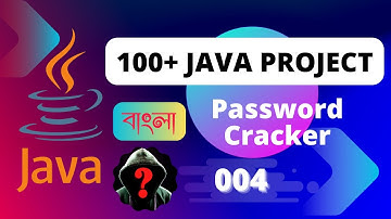 🔥100+ Java Projects #004 | Java Console Password Cracker Application in Bangla - [ST Sabbir] In 2023