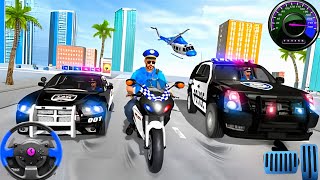 City Police Car Chase Cop Simulator 3D 2025 - Real High Speed Chase Multi-Storey - Android GamePlay screenshot 4