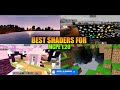 BEST SHADERS FOR 4 GB + 3 GB RAM DIVACE NO LAGG SHADER 1.20 Android Render (🐲)