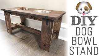 DIY Modern Dog Bowl Stand from Scrap Wood--{just 4 Easy Steps!}