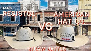 American hat co vs  Resistol straw