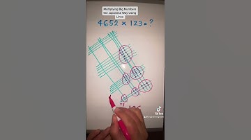 Japanese Method in Multiplying Big Numbers Using Lines