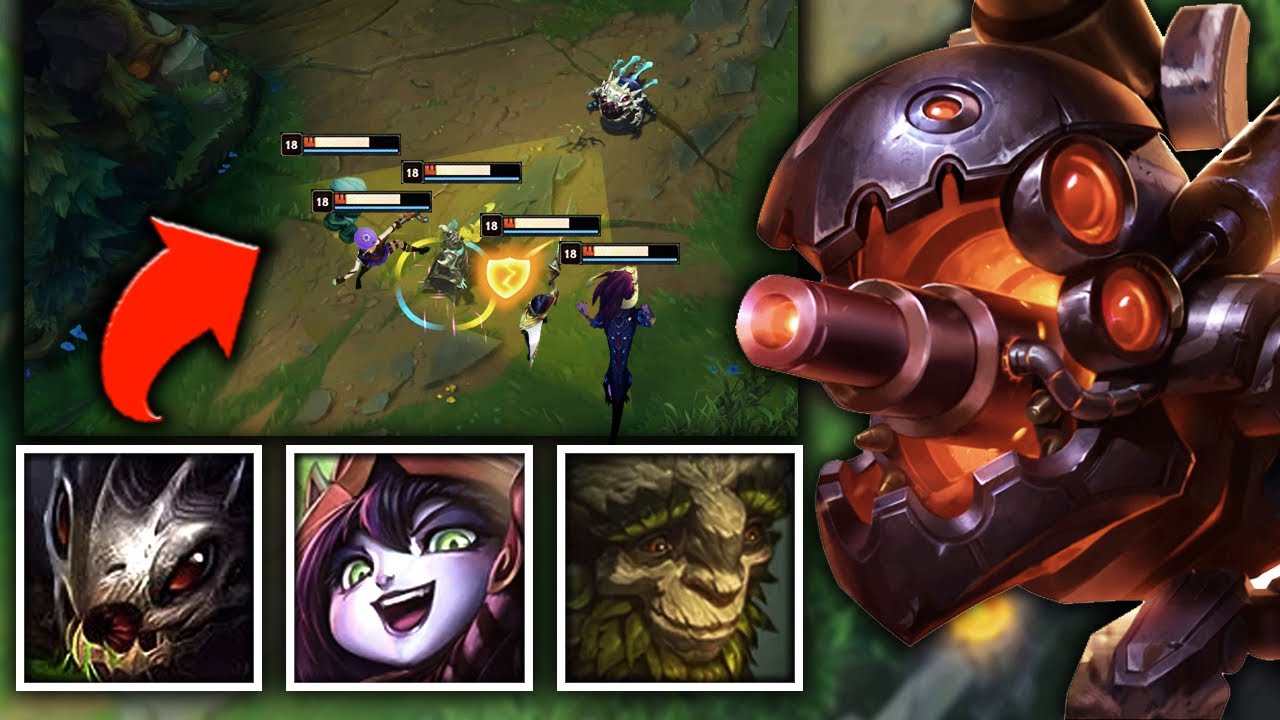 FULL FUNNEL KOG'MAW PRESSES W AND MOWS DOWN EVERYONE League of