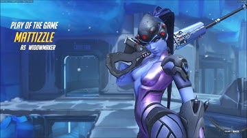 My luckiest Widowmaker shot! (1v1 PotG)