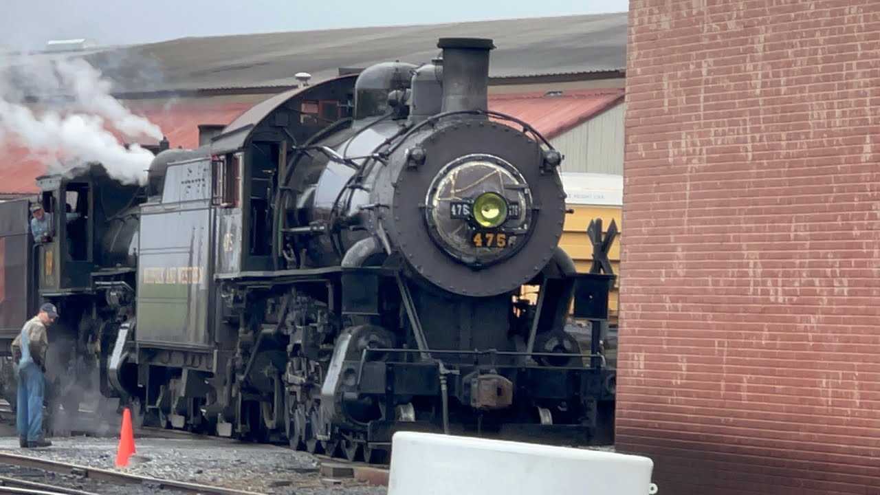 Norfolk & Western 475 Post-Wreck November 6th 2022 - YouTube