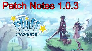 Flyff Universe - Patch Notes 1.0.3