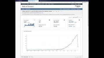Web of science instructional video