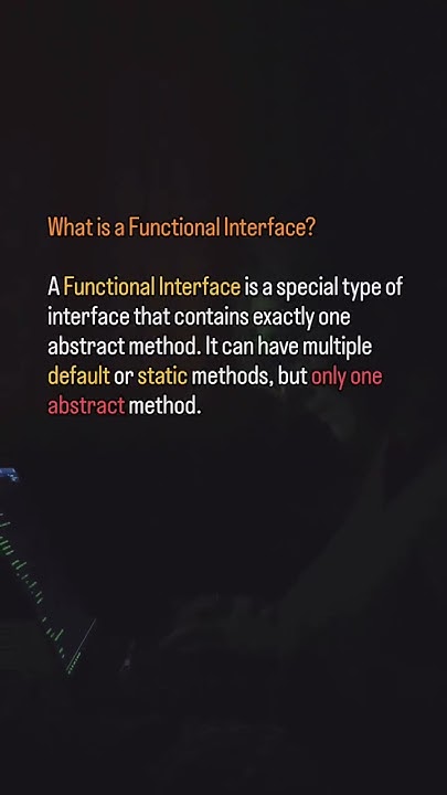 Regular Interface vs Functional Interface #corejava #programming # ...