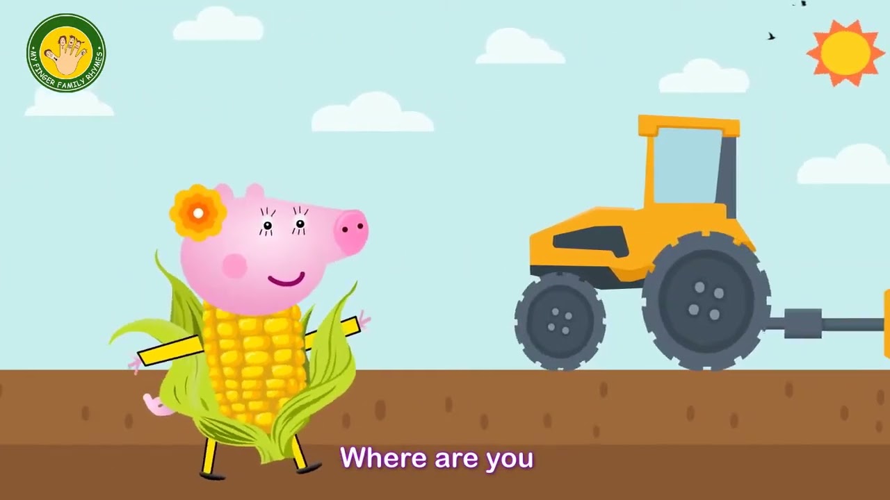 Peppa Pig Sweet Corn Finger Family Peppa Pig Finger Family Song Nursery Rhymes Lyrics and More   gbj