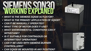 Siemens SQN30 Servo Motor Explained | Facilitators Plus