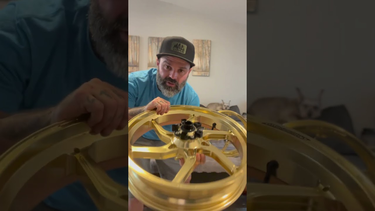 New Core Moto wheels for my ZX 10 