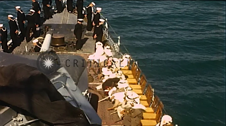 King Ibn Saud and Colonel William A. Eddy, USMC, o...