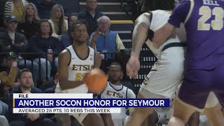 Seymour earns second SoCon honor this season