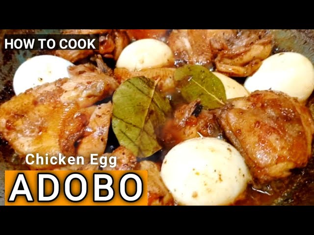 PAANO MAG LUTO NG CHICKEN ADOBO WITH EGG / PINOY ADOBO! / CHICKEN STEW! class=