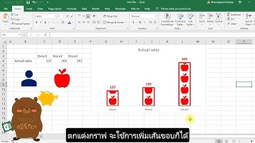 Excel Tips: ทำ Info-Graphic ด้วย Bar Chart ใน Excel