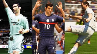 ZINEDINE ZIDANE IN EVERY FIFA (96-23)
