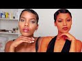 Recreated my favorite Nia Long 90's Look using Buxom's FULL FORCE™ PLUMPING LIPSTICK '90S NUDES