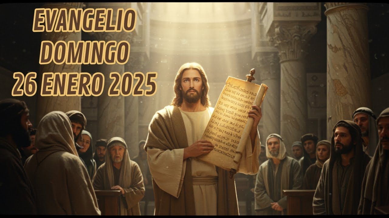 EVANGELIO DEL DOMINGO 26 DE ENERO 2025 - YouTube