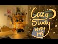 Cozy study with me  15 hours  no music background noise