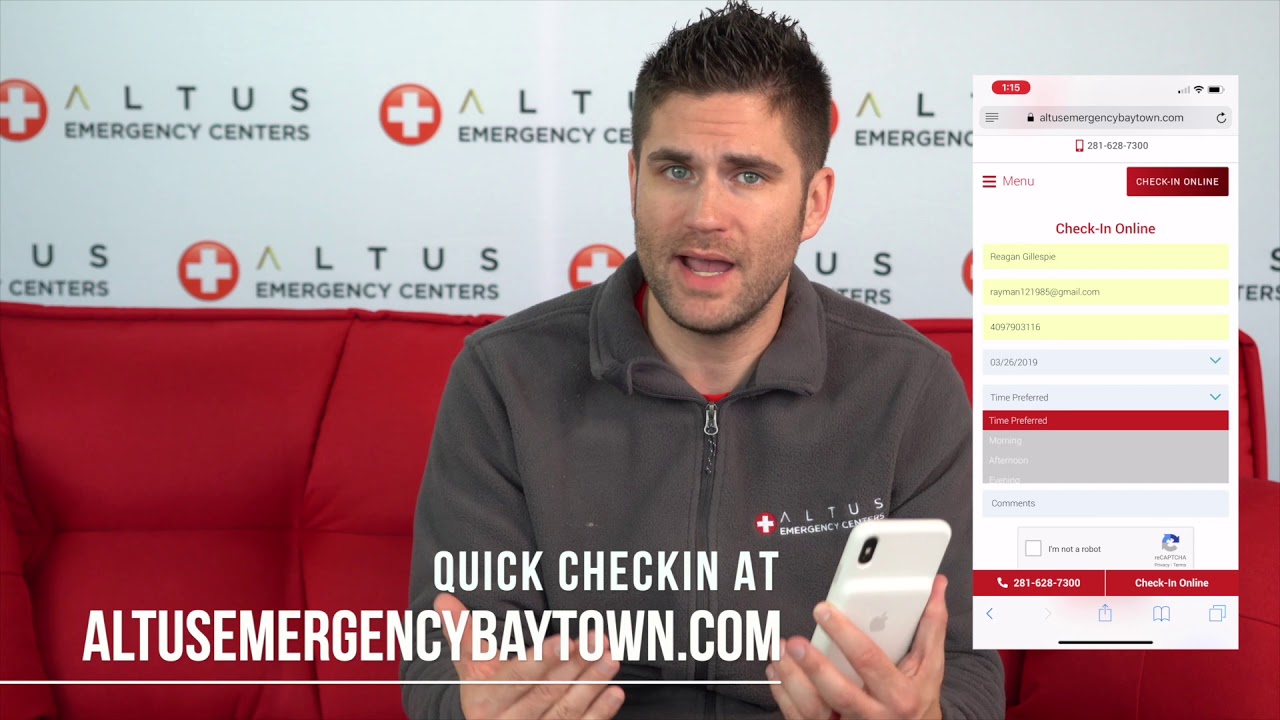 Altus ER Baytown Quick Online Check-In - NO WAIT ER - YouTube