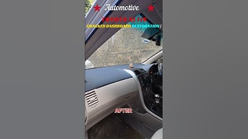 "Toyota Altis Cracked Dashboard Repair | Custom Interior Transformation by Orchis"👌#shortvideo #car