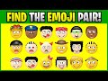 FIND THE EMOJI PAIR! P15001 Find the Difference Spot the Difference Emoji Puzzles PLP