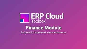 The More4apps ERP Cloud Toolbox Finance Module: On-Account Credit Memos