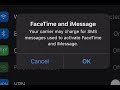 How to turn off facetime and imessage popup completely