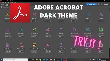 Adobe Acrobat Reader Dark Theme | Try it |