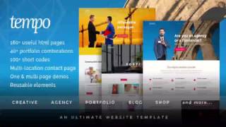 Tempo – Multi Purpose WordPress Theme | Themeforest Website Templates and Themes