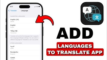 How To Add Languages To Translate App On iPhone (UPDATED METHOD)