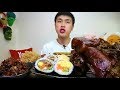 [Flower pig]꽃돼지 E마트 대왕통족발에 E마트김밥 반찬 먹방 [jogbal Pork feet]mukbang Eating show