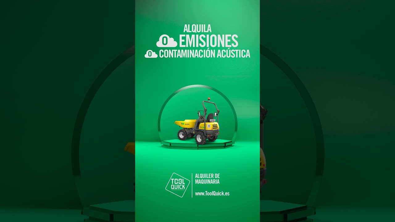 ALQUILER DE MAQUINARIA CERO EMISIONES PARA OBRAS Y REFORMAS DE CONSTRUCCIÓN