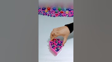 ASMR ❤️💎💚💎💜Beads Satisfying Reverse Video. #shorts #viral #asmr #satisfying