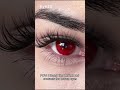 لقد وجدت للتو العدسات الحمراء المثالية للعيون الداكنة MYSTERIA RED عدسات عدسات لاصقة عدسات