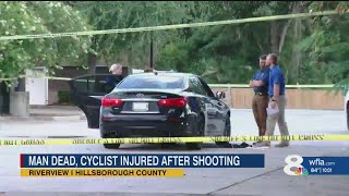 Man dead, cyclist injured after shooting 
