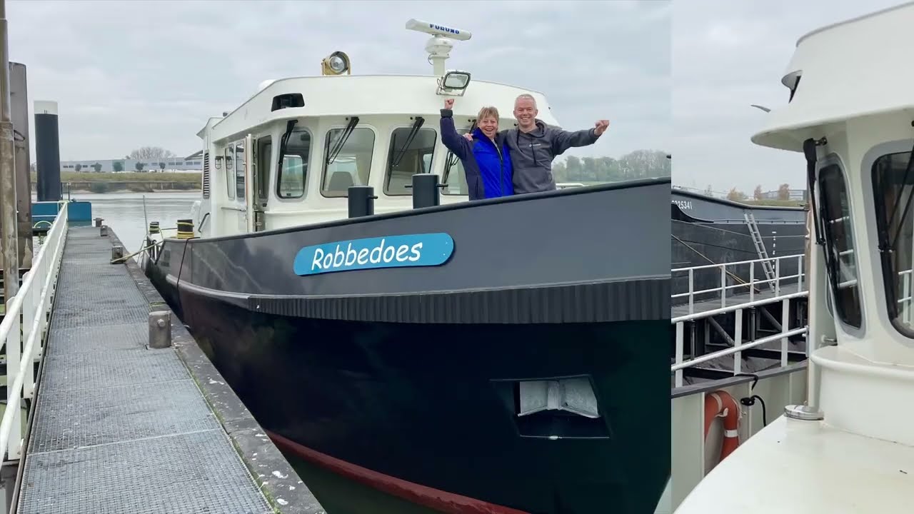 #1 Sleepboot Robbedoes - onze eerste vaart. Nieuwsgierig. Leuk. Spannend. Ontdekkingstocht. Avontuur