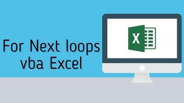 For Next loops vba Excel | Excel Macro