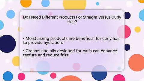 Do I Need Different Products For Straight Versus Curly Hair? - The Sharp Dressed Gent