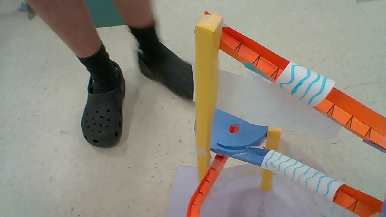 paper water slide! YouTube