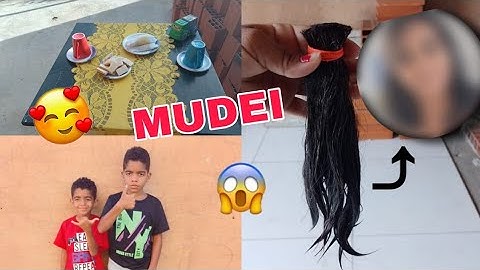CORTEI MEU CABELO /FIZ SURPRESA