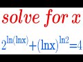 Can you solve this Natural Logarithmic equation