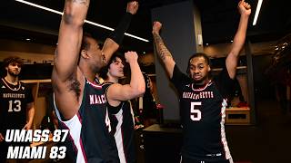 MAC MBB: No. 8 UMass Highlights vs. No. 1 Miami | Quarterfinals